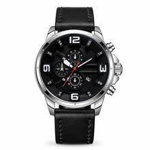 Men’s Bold Numeral Quartz Watch — White, product photo 01