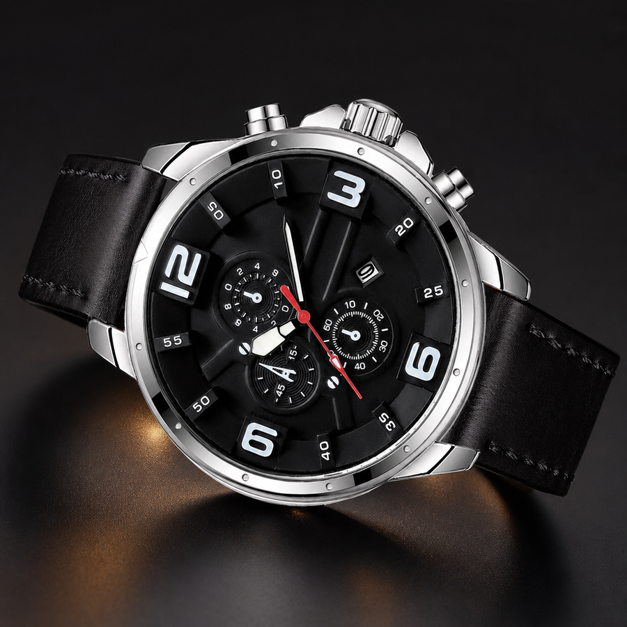 Men’s Bold Numeral Quartz Watch — product photo 04