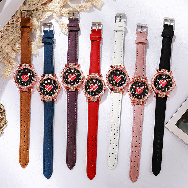 ETERNALS Everyday Quartz Watch for Women — Red — product image 06