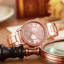 ETERNALS Heart-Shaped Bracelet Quartz Watch for Women — Rose Gold — product image 08