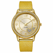 ETERNALS Heart-Shaped Bracelet Quartz Watch for Women — Gold — product image 11