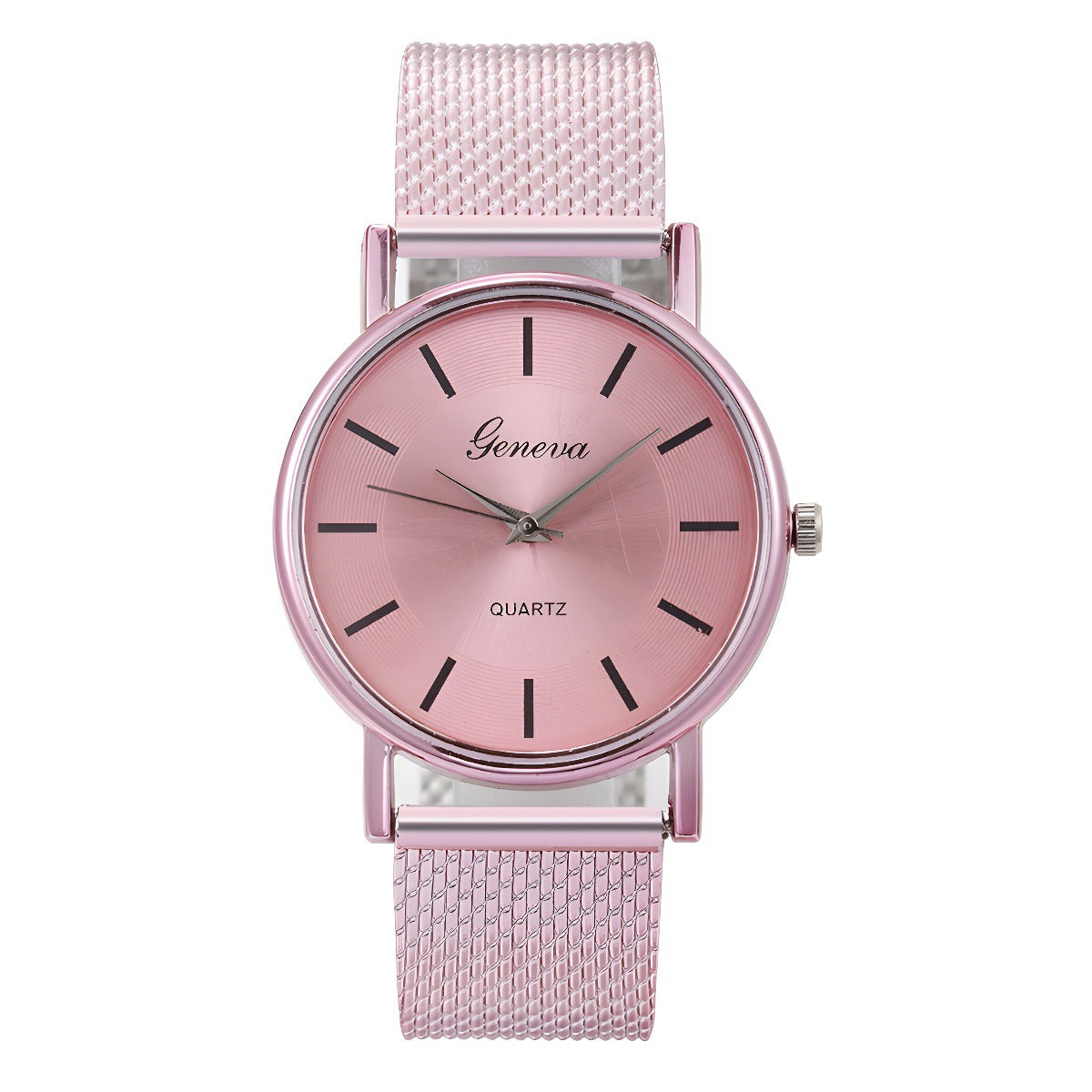 ETERNALS Mesh Bracelet Quartz Watch for Women — Red — product image 01