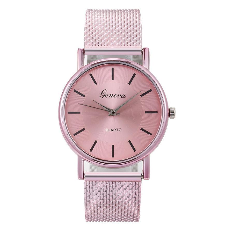 ETERNALS Mesh Bracelet Quartz Watch for Women — Red — product image 01