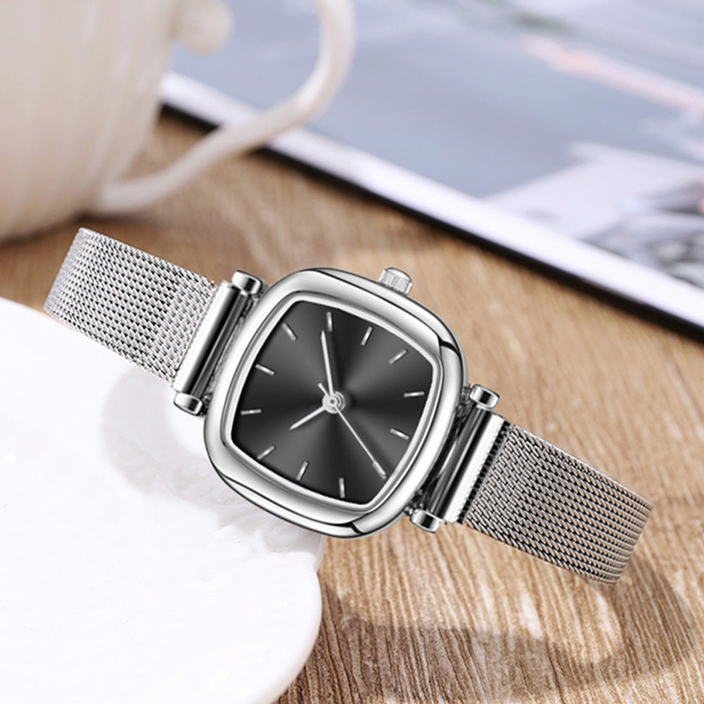 ETERNALS Mesh Bracelet Quartz Watch for Women — White — product image 01