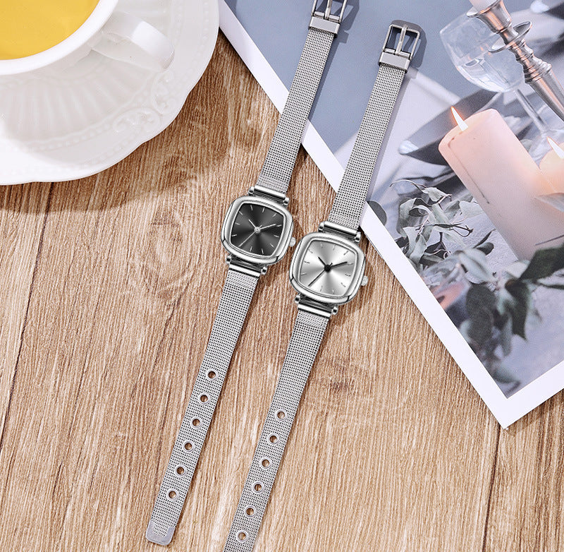 ETERNALS Mesh Bracelet Quartz Watch for Women — White — product image 07
