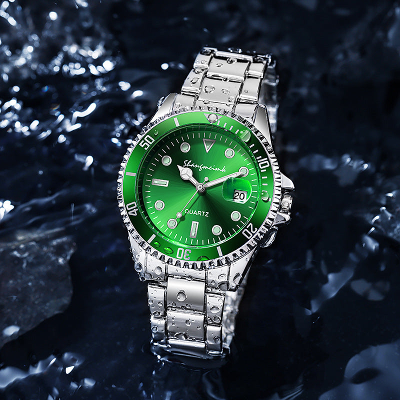 ETERNALS Metal Bracelet Quartz Watch for Unisex — Women's green + box — product image 03