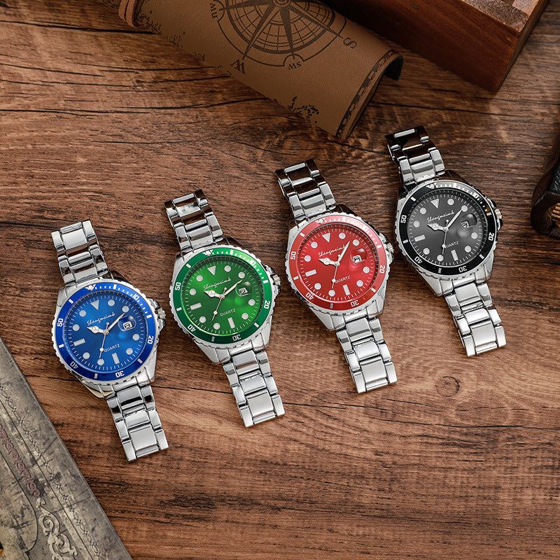 ETERNALS Metal Bracelet Quartz Watch for Unisex — Women's green + box — product image 05