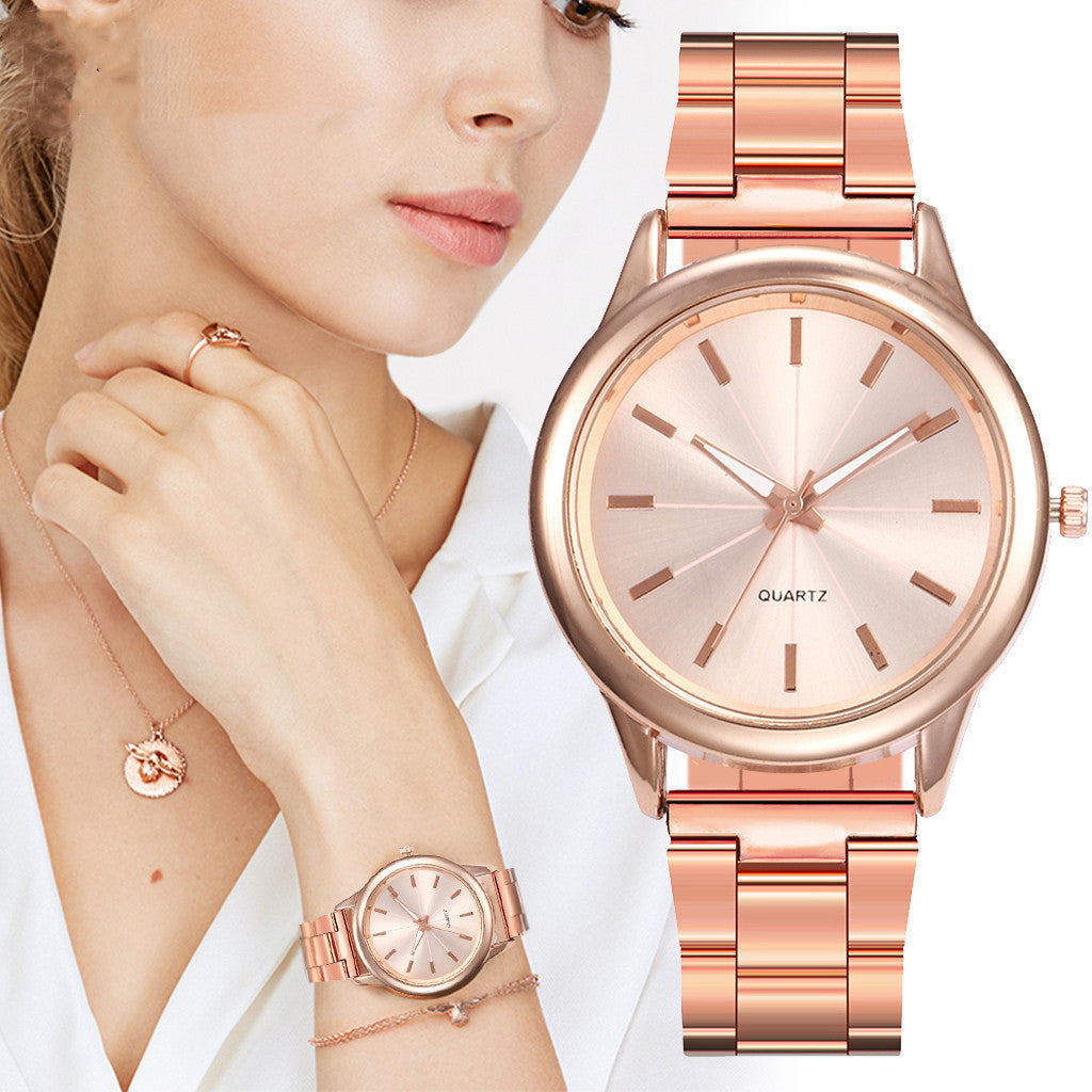 ETERNALS Metal Bracelet Quartz Watch for Women — Black — product image 01