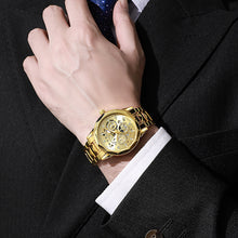 ETERNALS Open-Design Quartz Watch for Men — Gold — product image 01