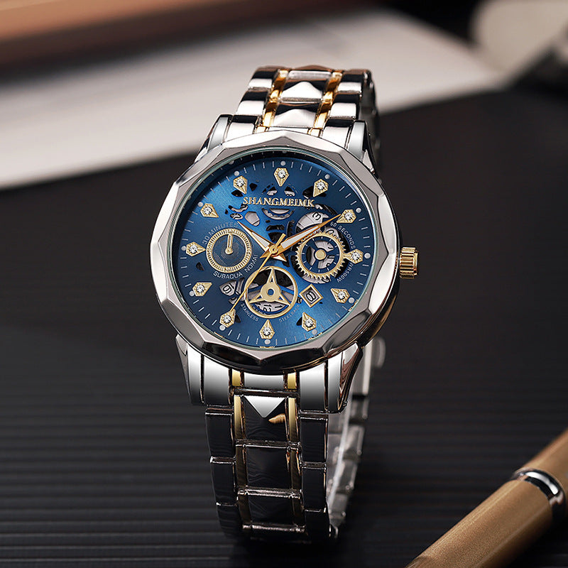 ETERNALS Open-Design Quartz Watch for Men — Gold — product image 09