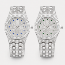 Men’s Faceted-Bezel Colour-Accent Quartz Watch — product photo 03