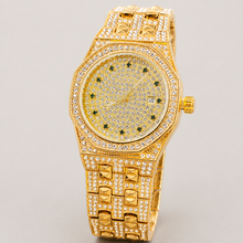 Men’s Faceted-Bezel Colour-Accent Quartz Watch — product photo 08