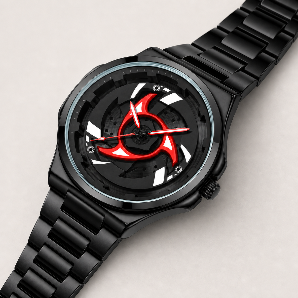 Men’s Spiral-Turbine Dial Quartz Watch — product photo 06