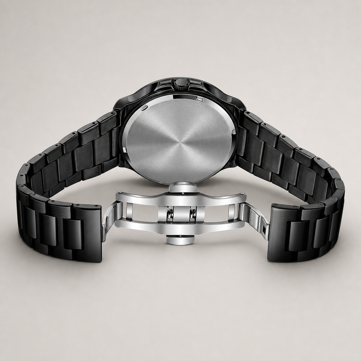 Men’s Spiral-Turbine Dial Quartz Watch — product photo 08