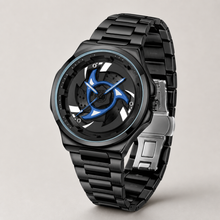 Men’s Spiral-Turbine Dial Quartz Watch — product photo 10
