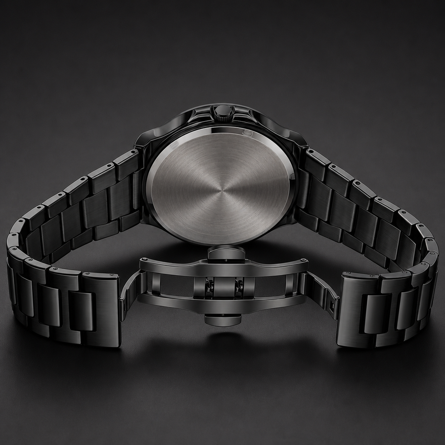 Men’s Angular Roulette-Dial Quartz Watch — product photo 05