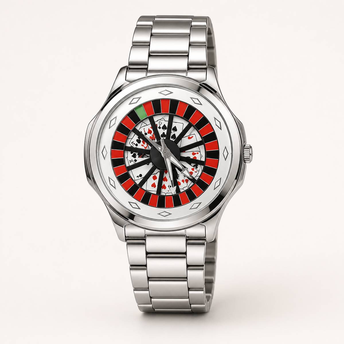 Men’s Angular Roulette-Dial Quartz Watch — product photo 09