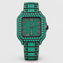 Men’s Full-Grid Roman Cushion Quartz Watch — product photo 03