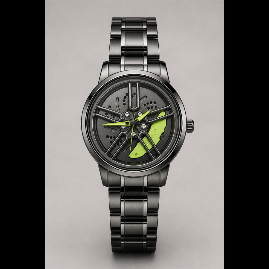 Men’s Colour-Sector Turbine-Dial Quartz Watch — product photo 01