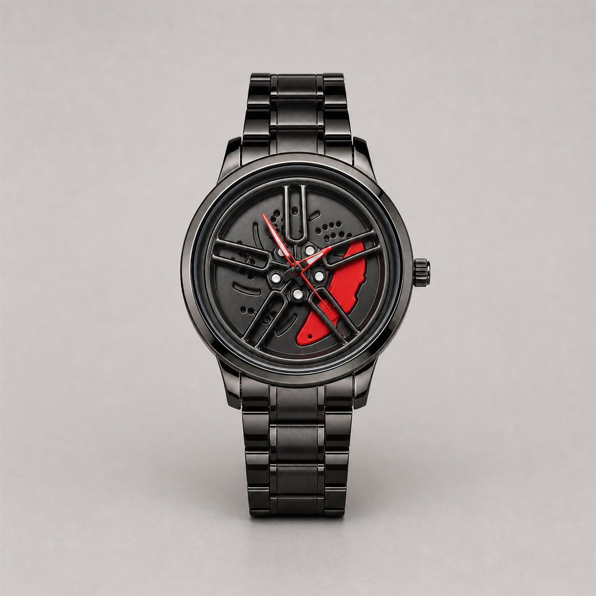 Men’s Colour-Sector Turbine-Dial Quartz Watch — product photo 03