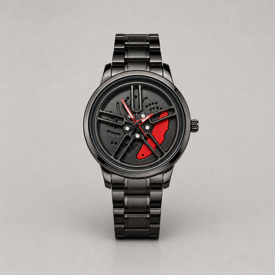 Men’s Colour-Sector Turbine-Dial Quartz Watch — product photo 03