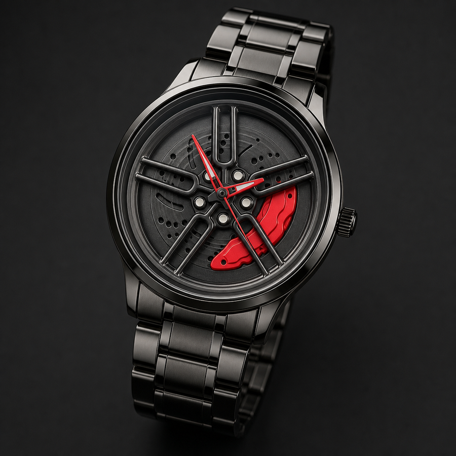 Men’s Colour-Sector Turbine-Dial Quartz Watch — product photo 04
