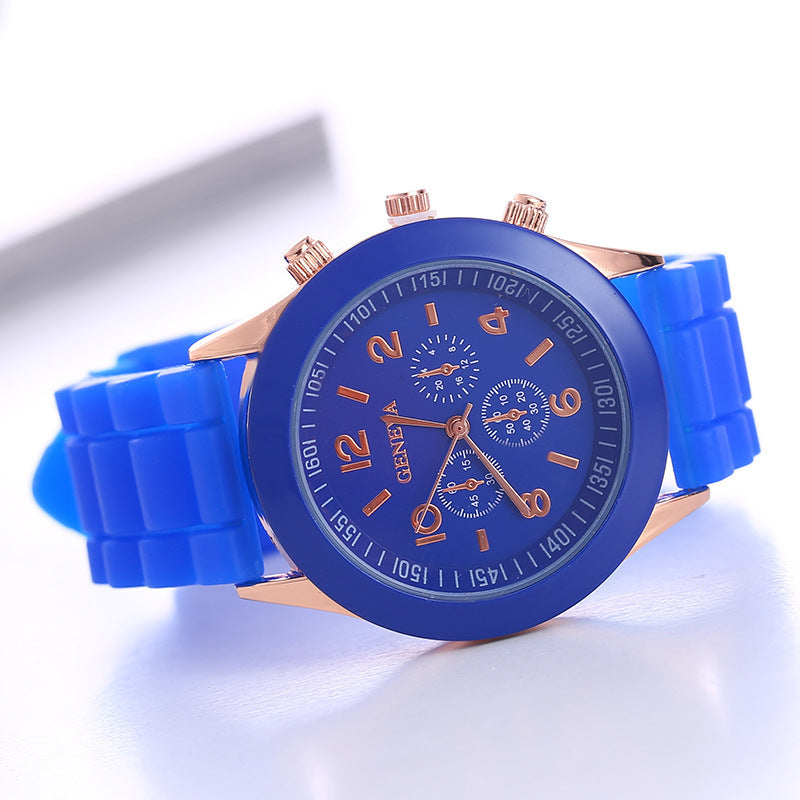ETERNALS Silicone Strap Quartz Watch for Women — White — product image 02