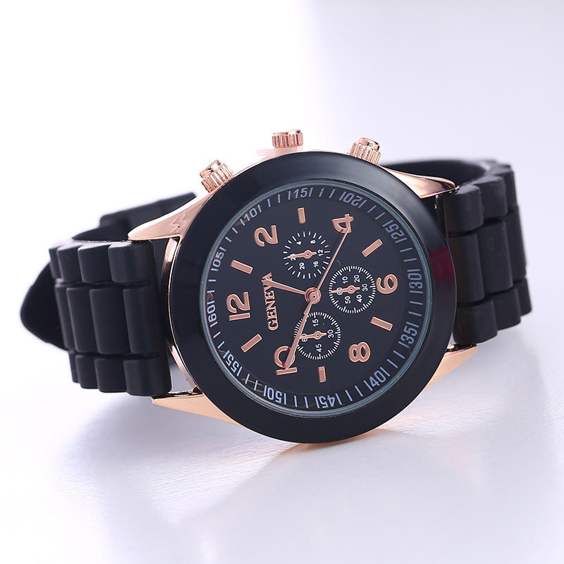 ETERNALS Silicone Strap Quartz Watch for Women — White — product image 03