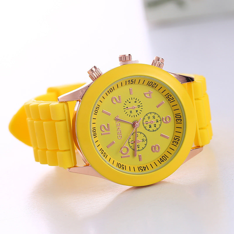 ETERNALS Silicone Strap Quartz Watch for Women — White — product image 07