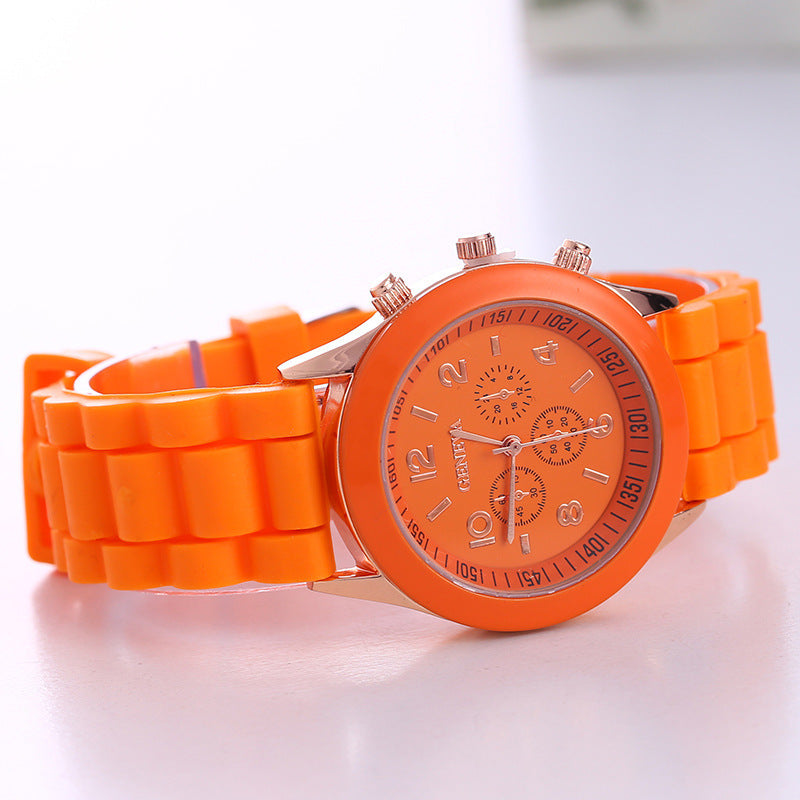 ETERNALS Silicone Strap Quartz Watch for Women — White — product image 11