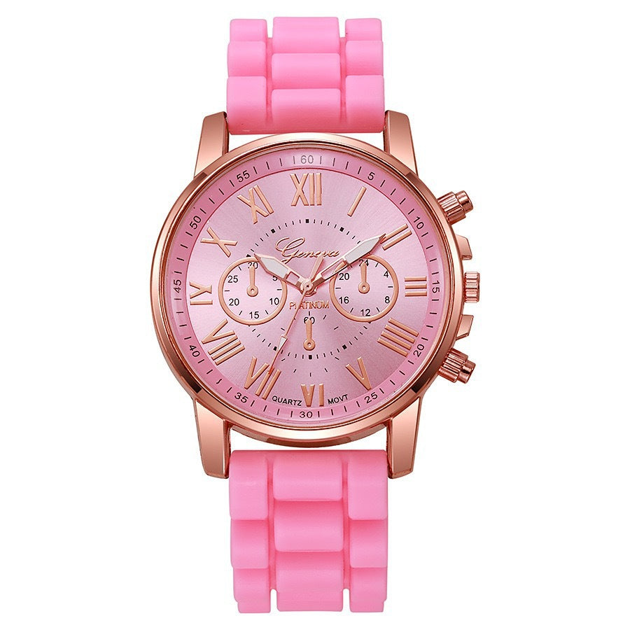 ETERNALS Silicone Strap Quartz Watch for Women — White — product image 12