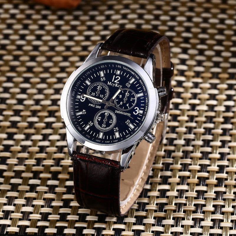 ETERNALS Sport Quartz Watch for Men — White plate with black belt — product image 10