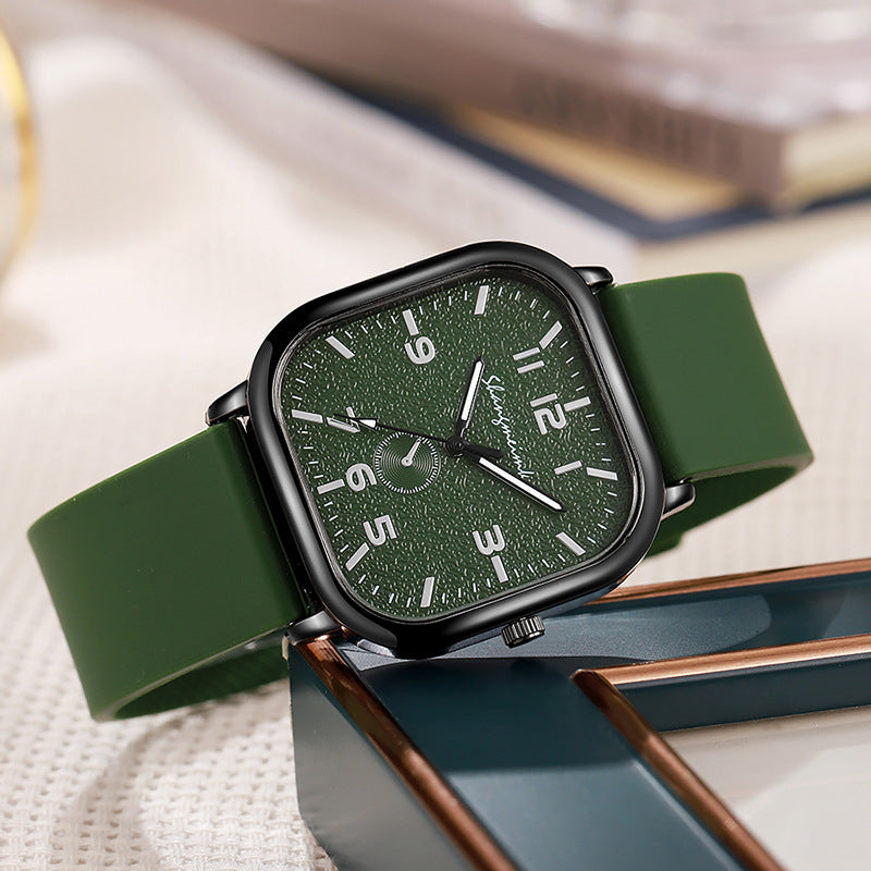 ETERNALS Square-Case Quartz Watch for Men — Grey — product image 07