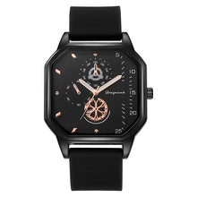 ETERNALS Square-Case Quartz Watch for Men — Black — product image 06
