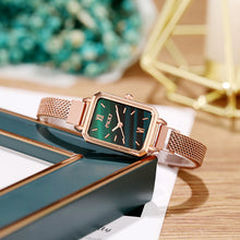 ETERNALS Square-Case Quartz Watch for Women — White — product image 02