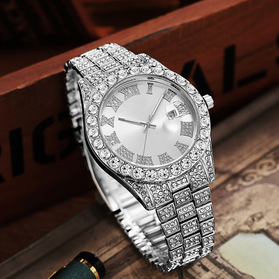ETERNALS Stone-Detail Quartz Watch for Men — product image 03