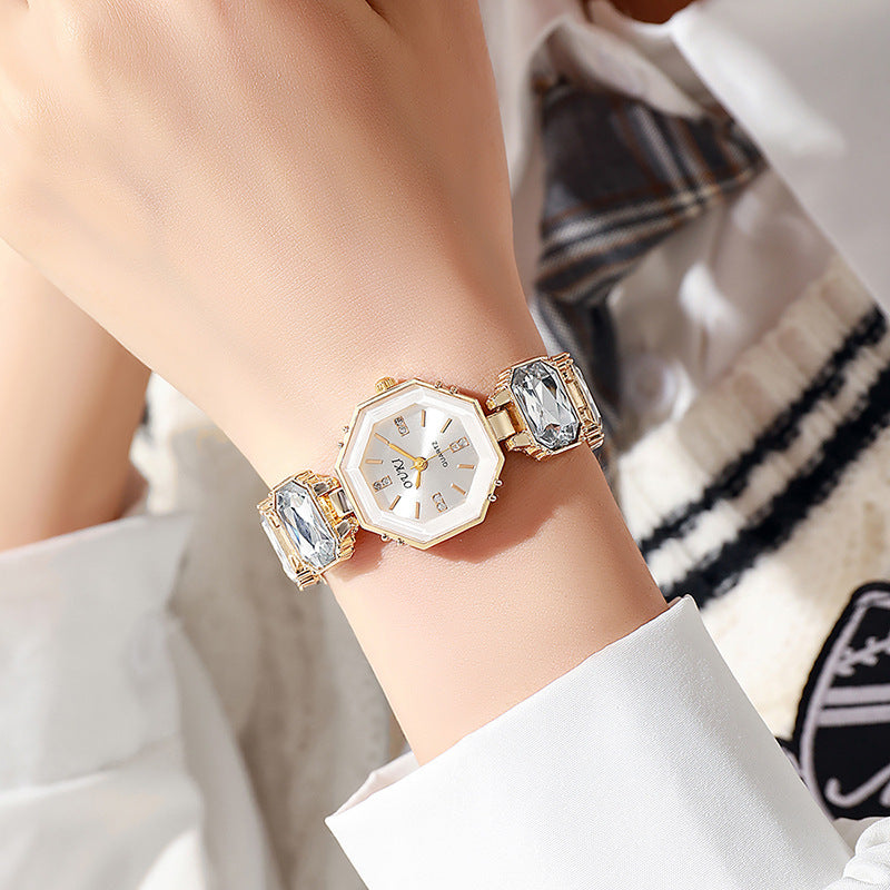 ETERNALS Équinoxe Épure — Stone-effect decorative details; no gemstone claim — quartz watch — product image 03