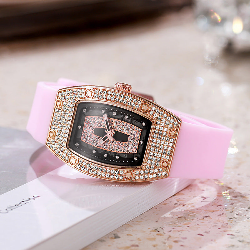 ETERNALS Stone-Detail Quartz Watch for Women — Black — product image 03