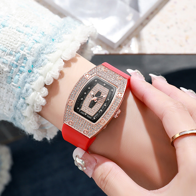 ETERNALS Stone-Detail Quartz Watch for Women — Black — product image 04
