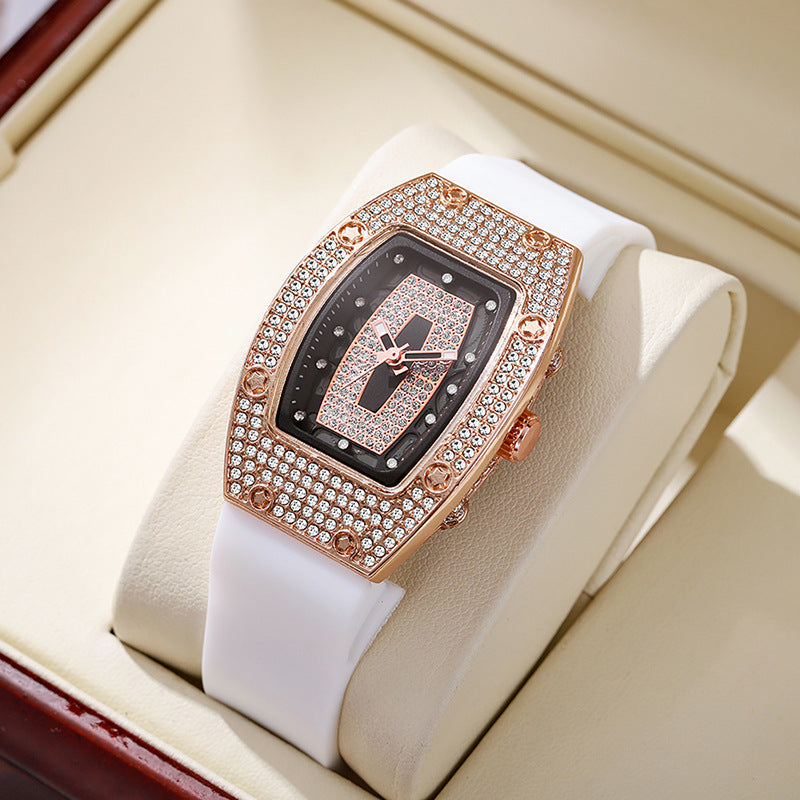 ETERNALS Stone-Detail Quartz Watch for Women — Black — product image 07