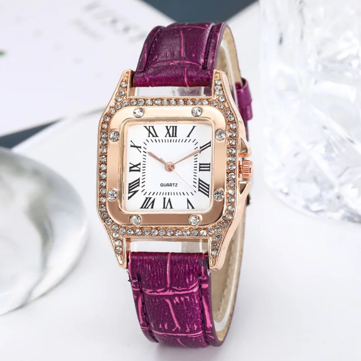 ETERNALS Stone-Detail Quartz Watch for Women — product image 06