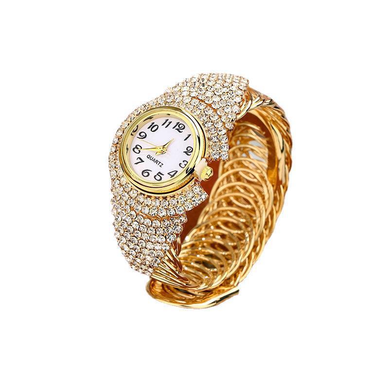 ETERNALS Stone-Detail Quartz Watch for Women — Gold — product image 09