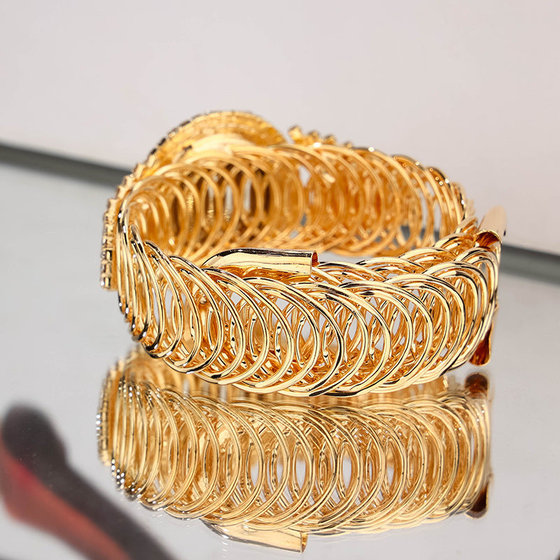 ETERNALS Stone-Detail Quartz Watch for Women — Gold — product image 11