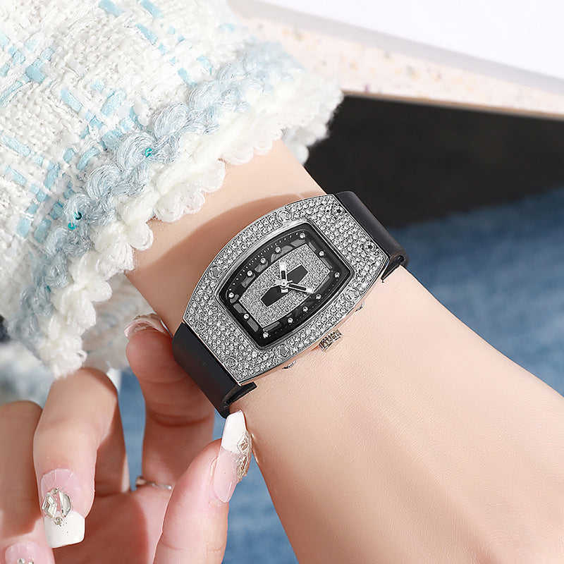 ETERNALS Stone-Detail Quartz Watch for Women — White — product image 02