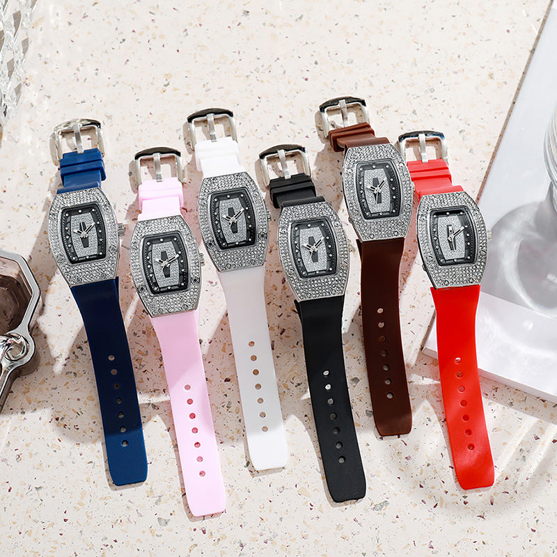 ETERNALS Stone-Detail Quartz Watch for Women — White — product image 06