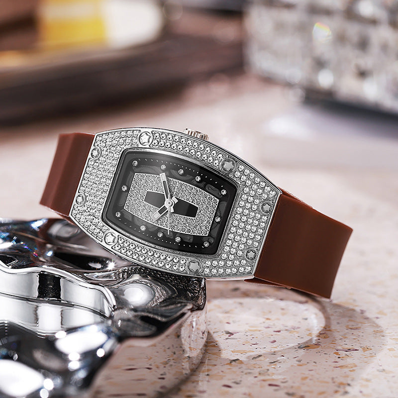 ETERNALS Stone-Detail Quartz Watch for Women — White — product image 08