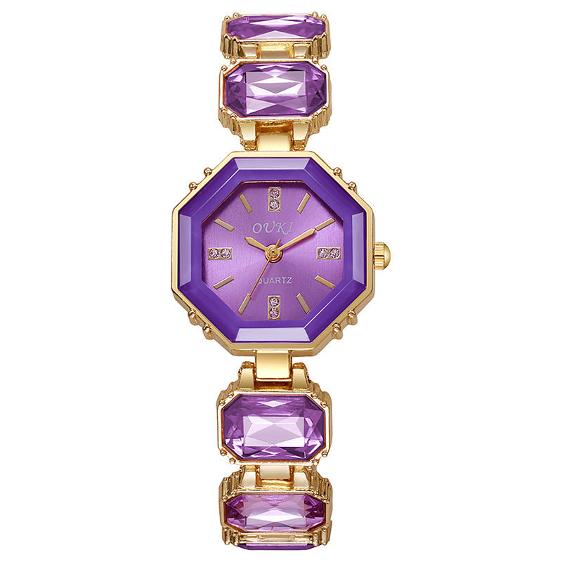 ETERNALS Équinoxe Épure — Stone-effect decorative details; no gemstone claim — quartz watch — product image 12