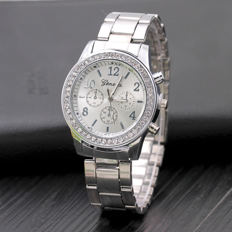 ETERNALS Stone-Detail Quartz Watch for Women — Gold — product image 02