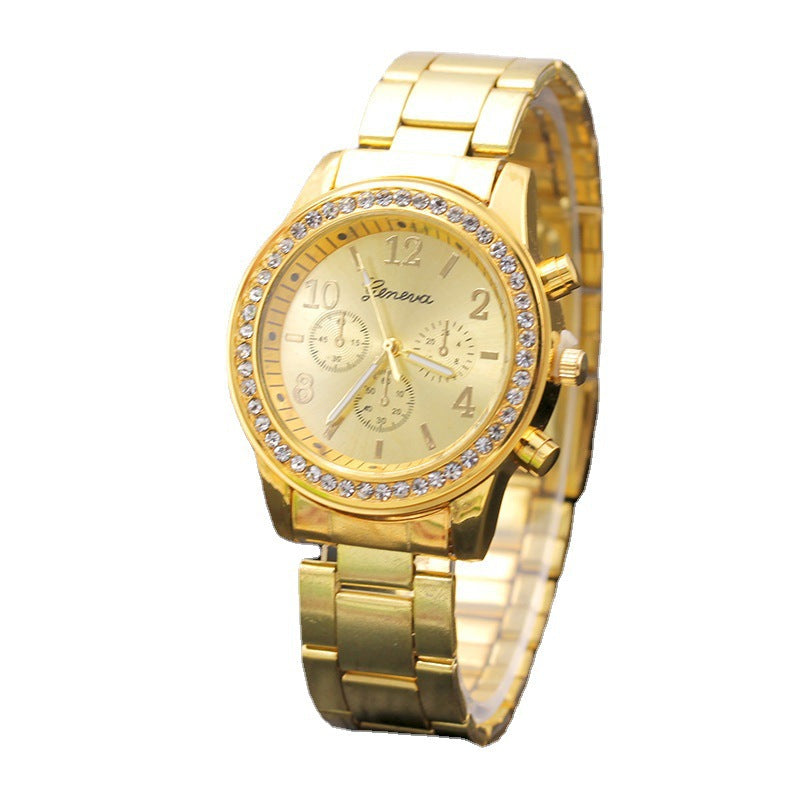 ETERNALS Stone-Detail Quartz Watch for Women — Gold — product image 05