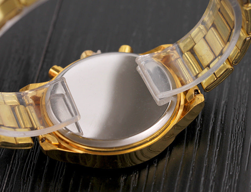 ETERNALS Stone-Detail Quartz Watch for Women — Gold — product image 08